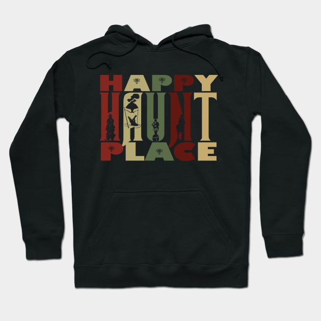 Happy Haunt Place Stretching Room Portraits Hoodie by ThisIsFloriduhMan